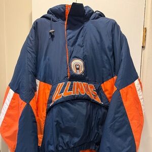 VINTAGE University of Illinois STARTER  Jacket